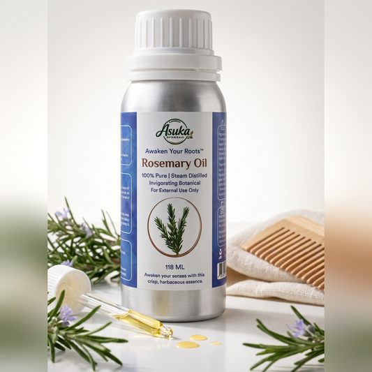 Rosemary Oil for Hair & Scalp — 100% Pure, Steam-Distilled | 118ml