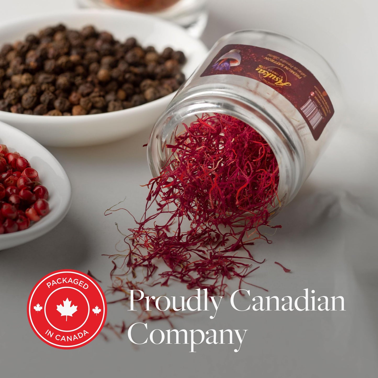 Asuka Saffron – 2g Premium Grade A+ Threads – Hand-Harvested in Kashmir Valley, India – Pure Saffron in Glass Jar for Cooking, Tea & Wellness