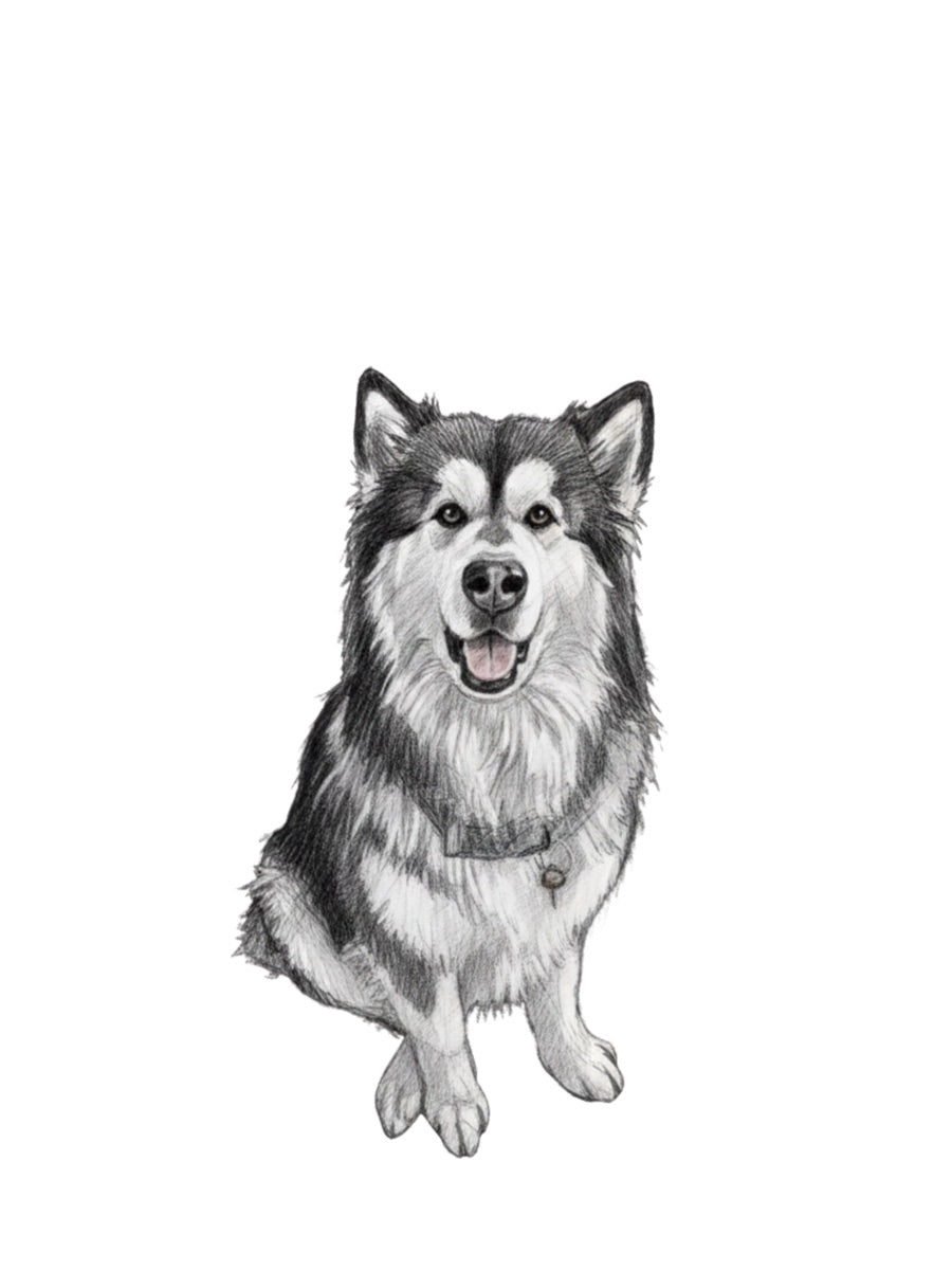 Asuka, the Alaskan Malamute behind Asuka Naturals