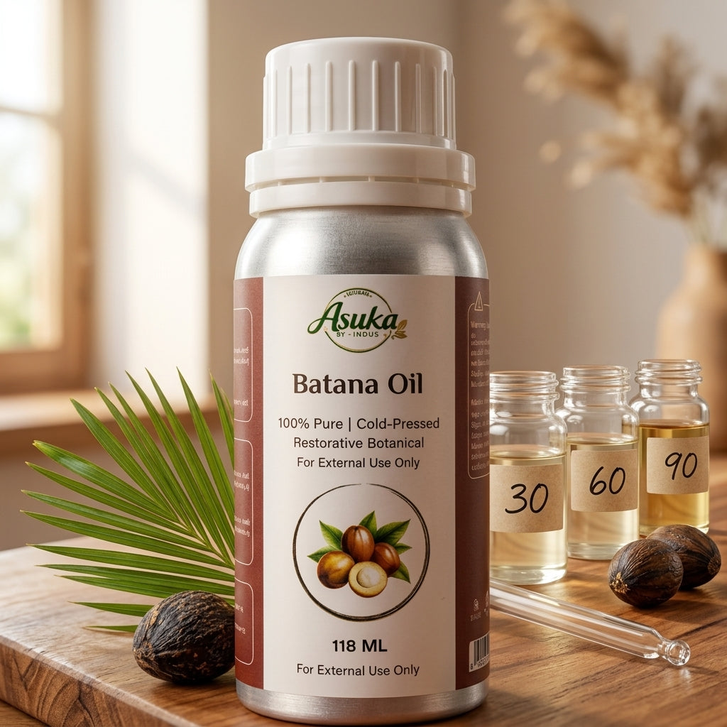 Asuka batana oil styled for a blog feature — Batana Oil Results: A Realistic 90-Day Timeline