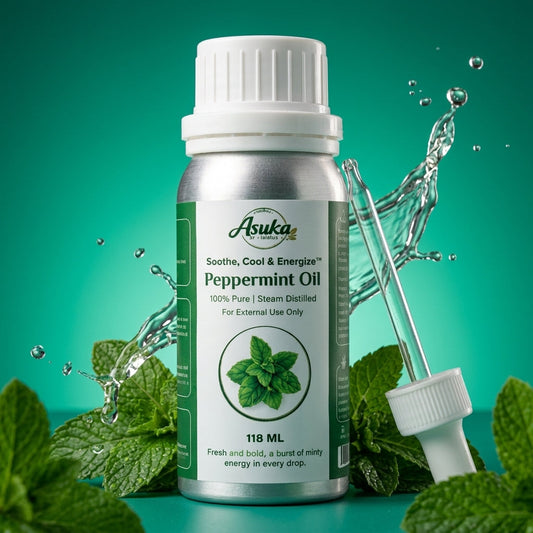 Peppermint Oil for Focus and Energy at Your Desk — Asuka Naturals