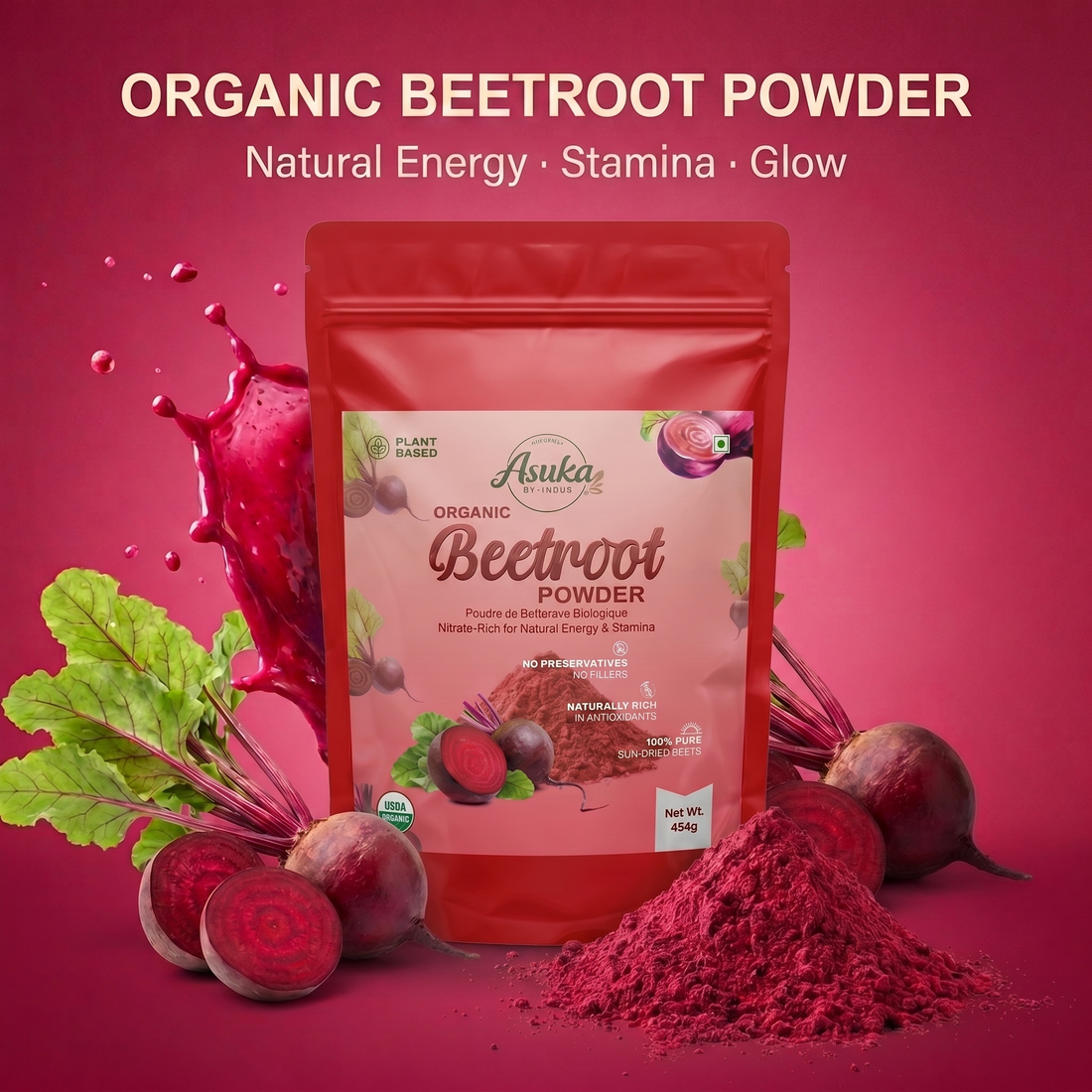 Asuka Organic Beetroot Powder