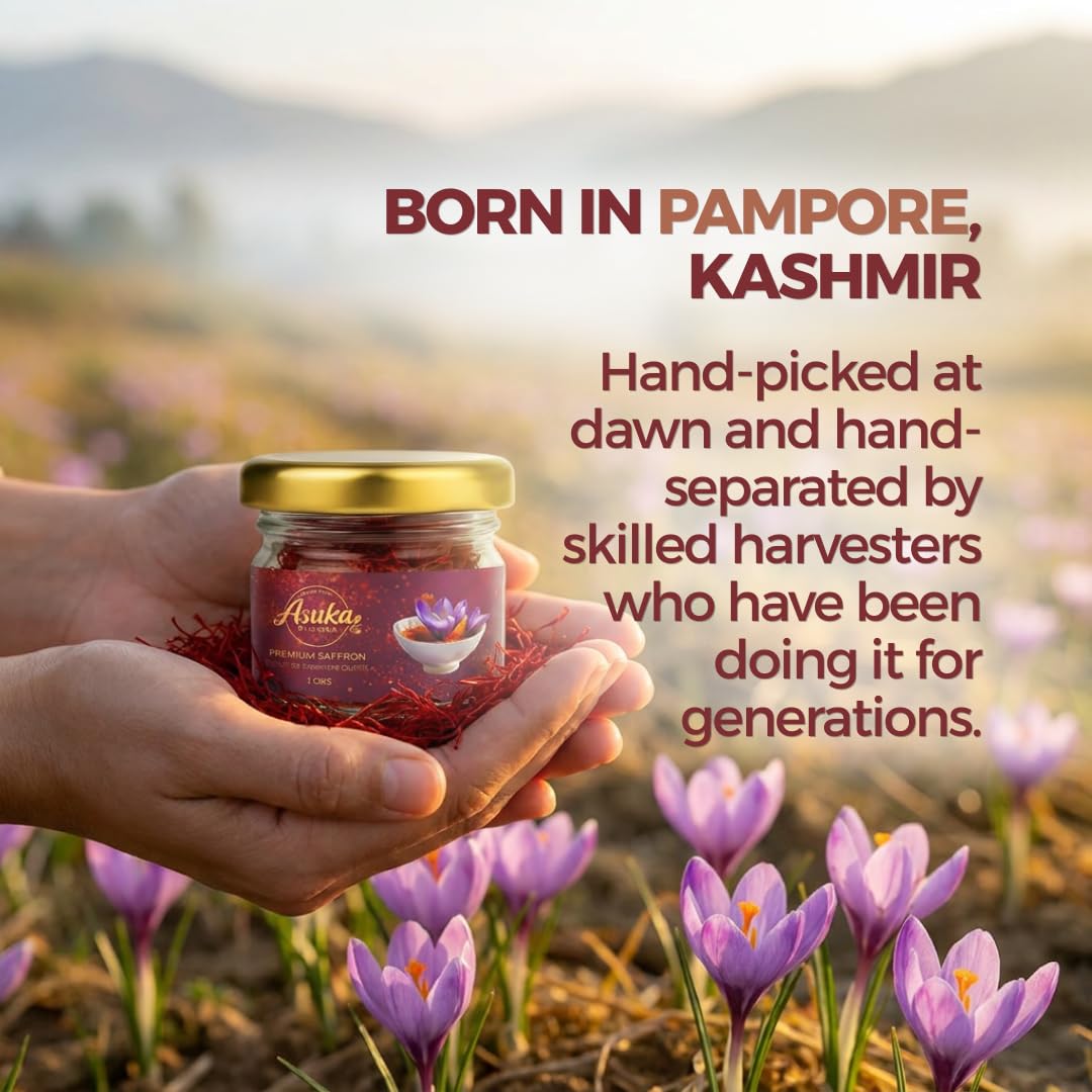 Asuka Mongra Saffron — Pure Kashmiri Threads — image 4