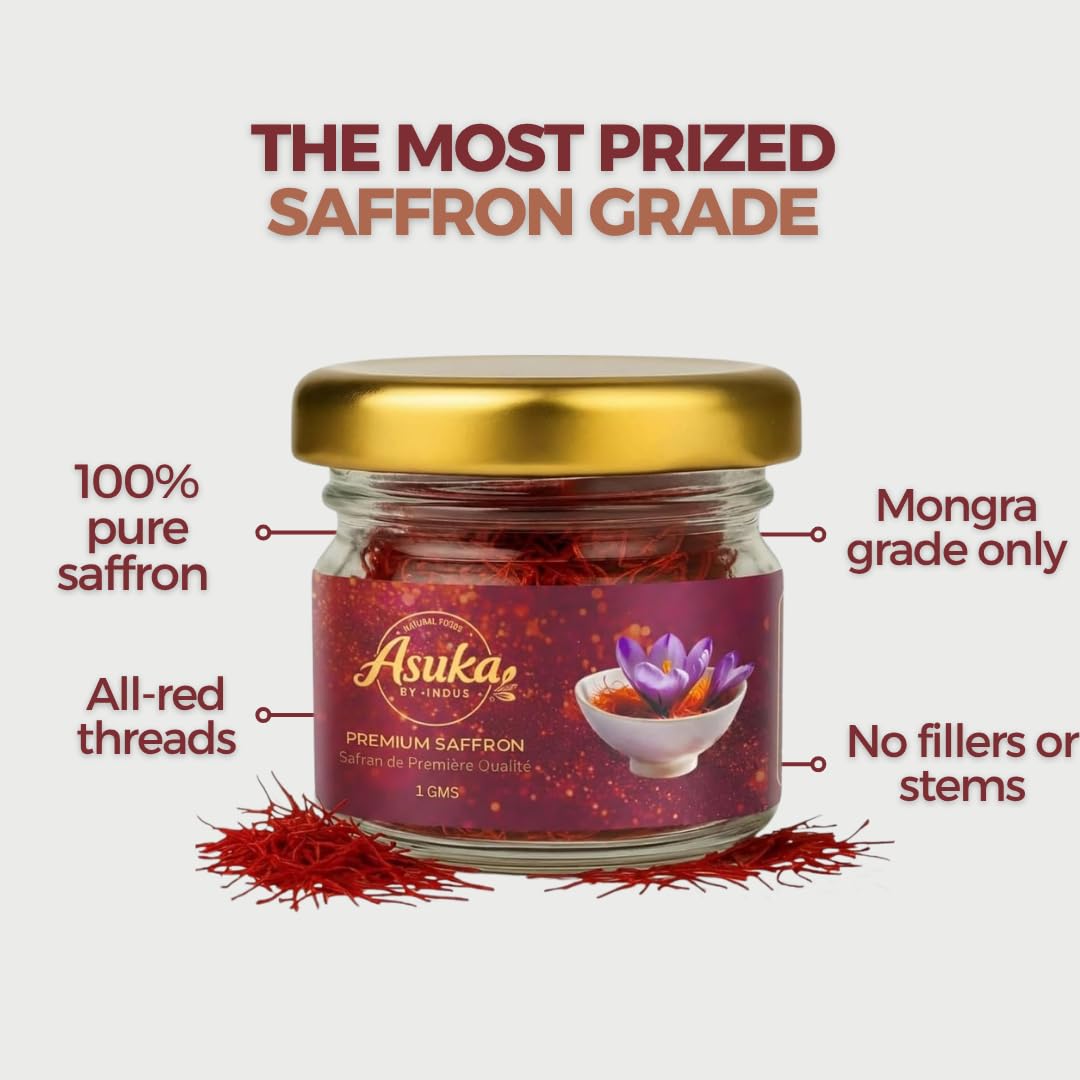 Asuka Mongra Saffron — Pure Kashmiri Threads — image 2