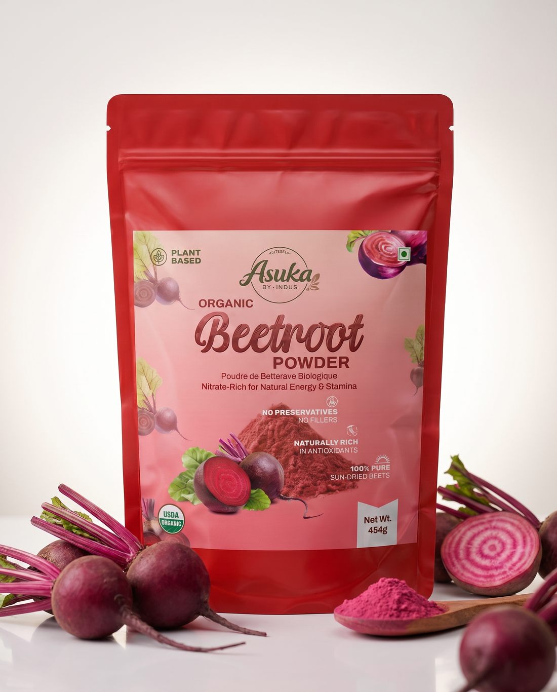 Asuka Organic Beetroot Powder — product photo 1