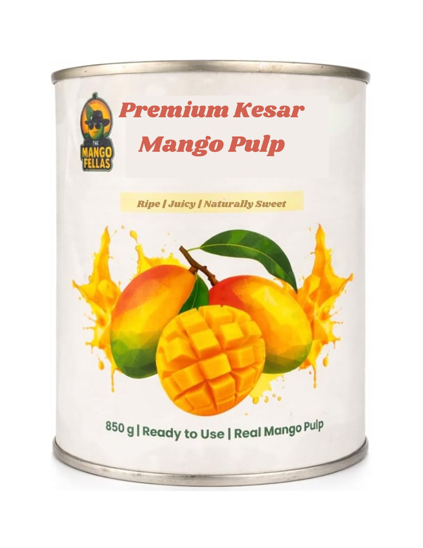 Asuka Kesar Mango Pulp 850g - Natural no preservatives added