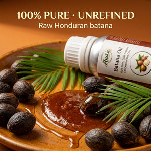 Asuka 100% pure, unrefined raw Honduran batana oil — rich and natural