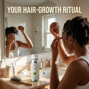 Asuka castor oil lifestyle — a nightly hair-growth ritual
