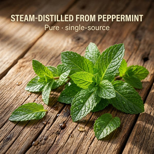 Asuka peppermint oil — steam-distilled from fresh peppermint leaves